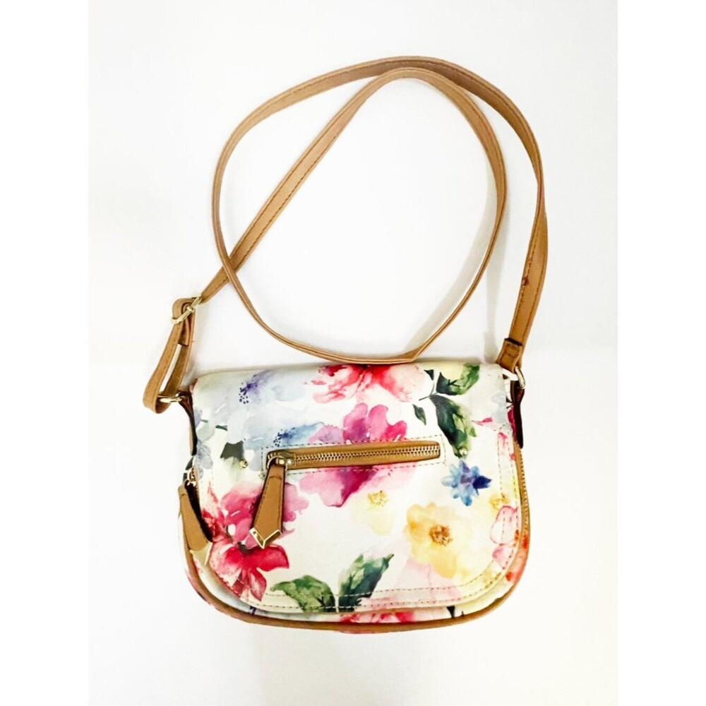 Apt. 9 Floral Crossbody Purse Watercolor Flower Print Spring Cottagecore Bag